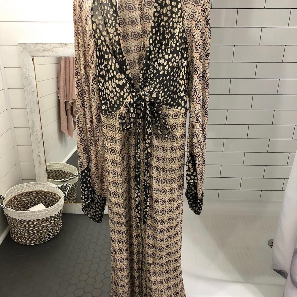 Winter Kate Silk Maxi Dress